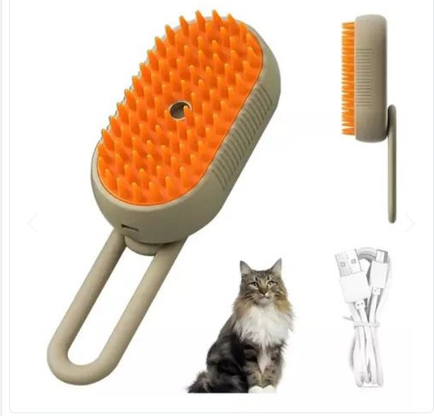 Cepillo para mascotas a vapor