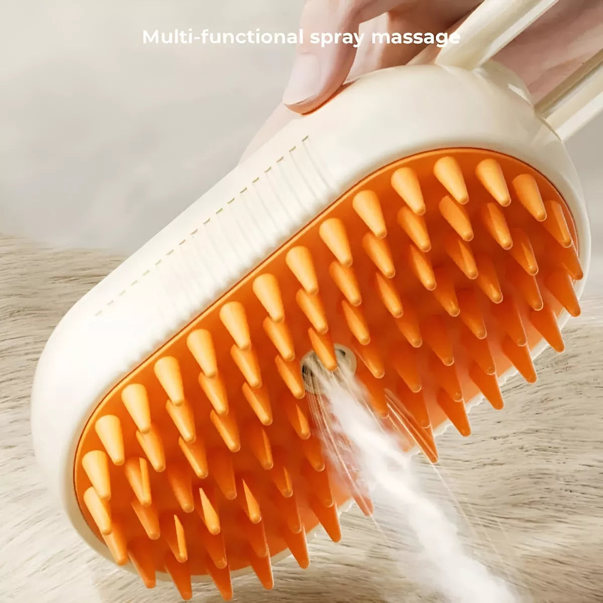 Cepillo para mascotas a vapor